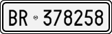 License plate of Italy, Cars (1927 year series)