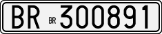 License plate of Italy, Cars (1927 year series)