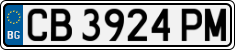 License plate of Bulgaria, Cars