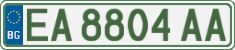 License plate of Bulgaria, Cars