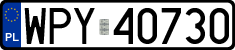 License plates of Poland, Regular car plates