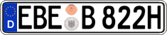 German license plate, Plates for oldtimers (type 