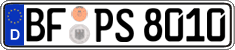 German license plate, Regular plates
