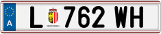 License plate of Austria, Regular plates