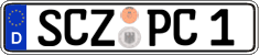 German license plate, Regular plates