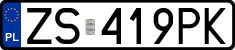 License plates of Poland, Regular car plates