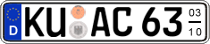 German license plate, Seasonal plates