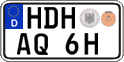 German license plate, Plates for oldtimers (type 