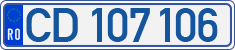 License plate of Romania, Diplomatic