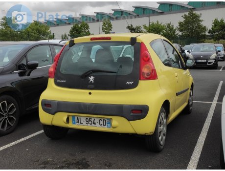 AL-954-CD, Peugeot 107