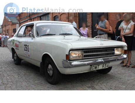 DWT 934, Opel Rekord