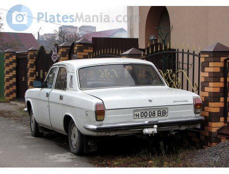 н 0008 ВВ, GAZ 24 Волга