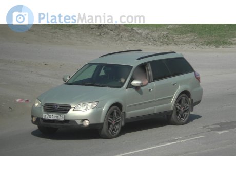к701рм71, Subaru Outback