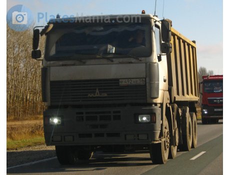 р492не58, MAZ 6516