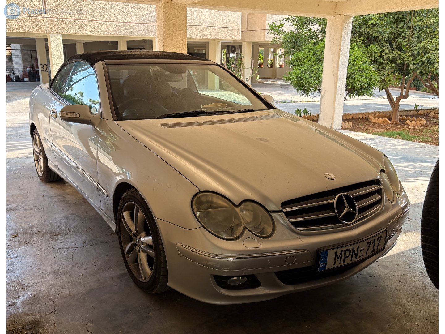 MPN 717, Mercedes-Benz CLK-Klasse 2nd gen Cabrio (C209), 2003–2010