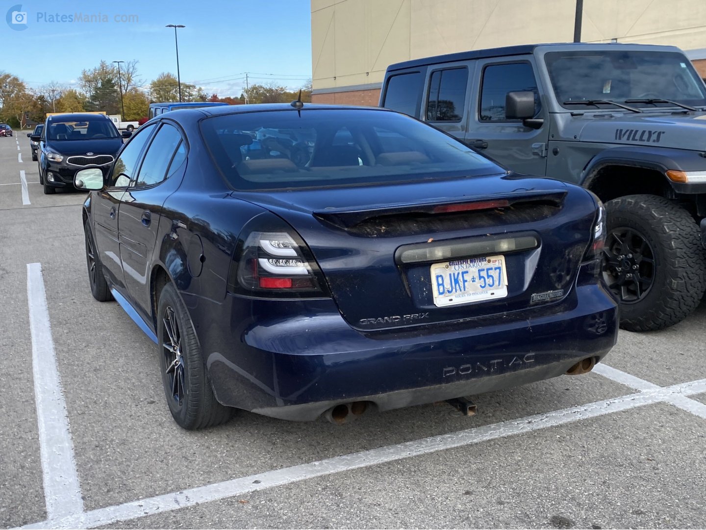 BJKF-557, Pontiac Grand Prix 7th gen (GMX367), 2003–2008