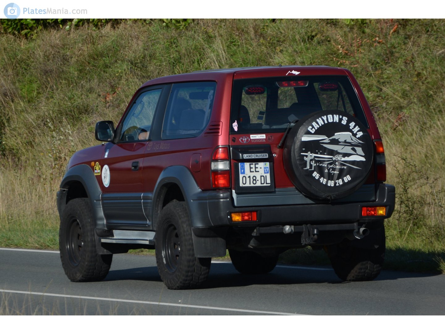 EE-018-DL, Toyota Land Cruiser Prado 2nd gen 3-door SUV (J90), 1996–2002