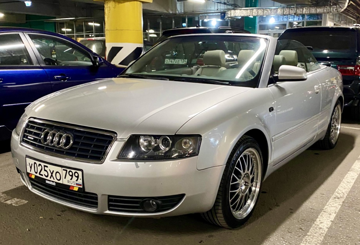 у 025 хо 799, Audi A4 2nd gen Cabrio (B6/8H7), 2002–2006