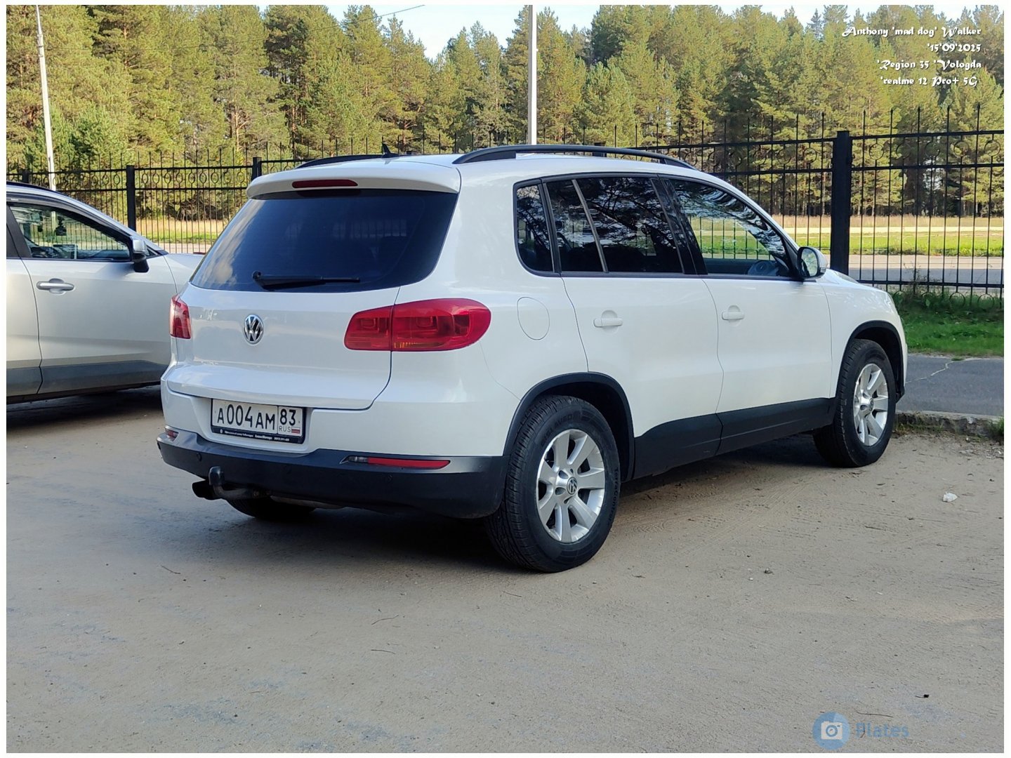 а 004 ам 83, Volkswagen Tiguan 1st gen (5N), facelift, 2011–2016