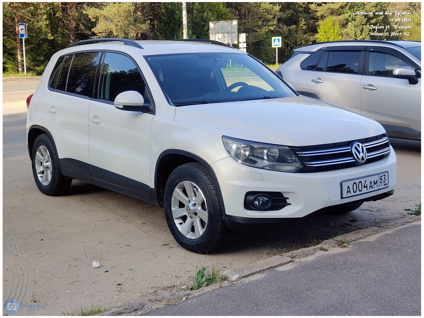 а 004 ам 83, Volkswagen Tiguan 1st gen (5N), facelift, 2011–2016
