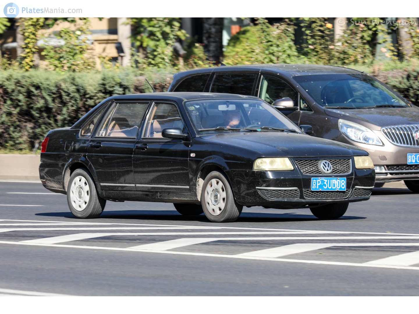 京P·3UD08, Volkswagen Santana 1st gen Vista Sedan (CN-market), 3rd facelift, 2008–2013