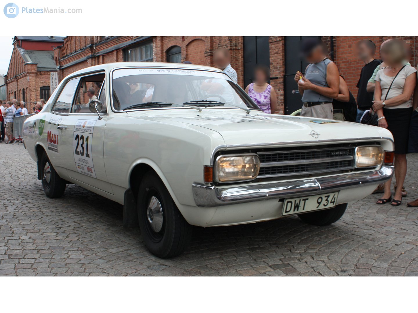 DWT 934, Opel Rekord 3rd gen 2-door Sedan (C), 1966–1971
