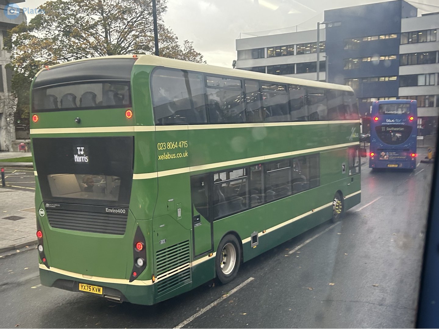 YX75KVM, Alexander Dennis Enviro 400 