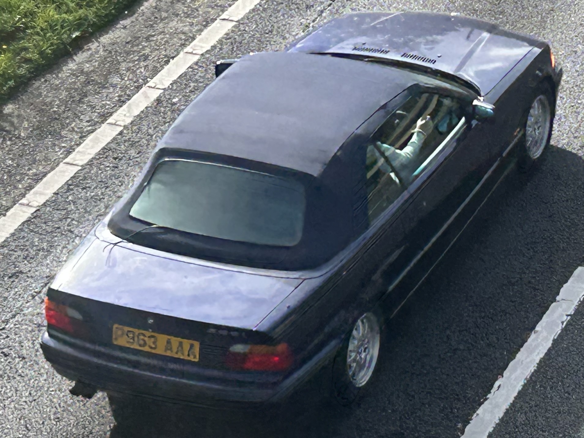 P963AAA, BMW 3 Series 3rd gen Convertible (E36), 1993–1999