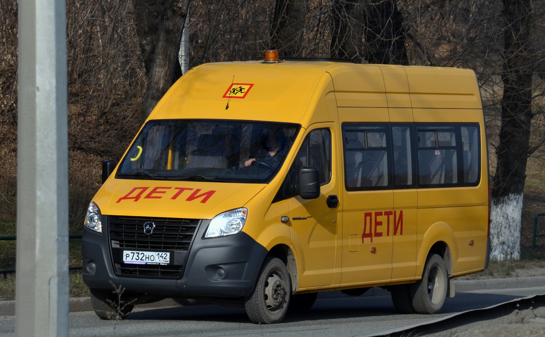 р 732 но 142, GAZ ГАЗель Next School Minibus (A66, A69), 2016–
