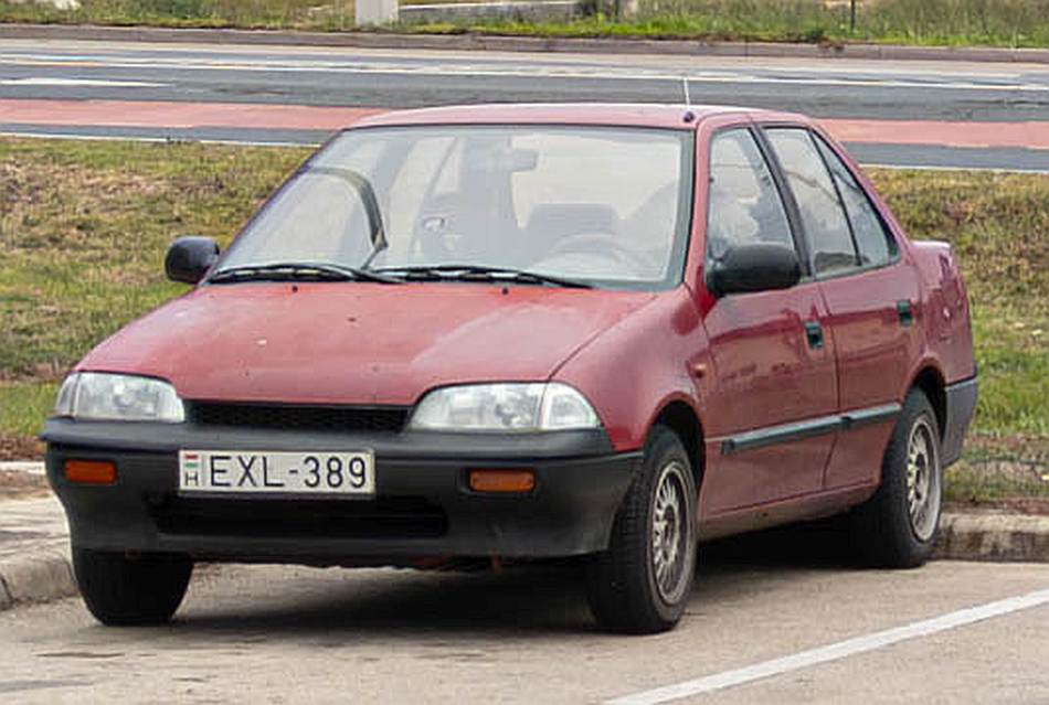 EXL-389, Suzuki Swift 2nd gen Sedan (SF), 1990–1996