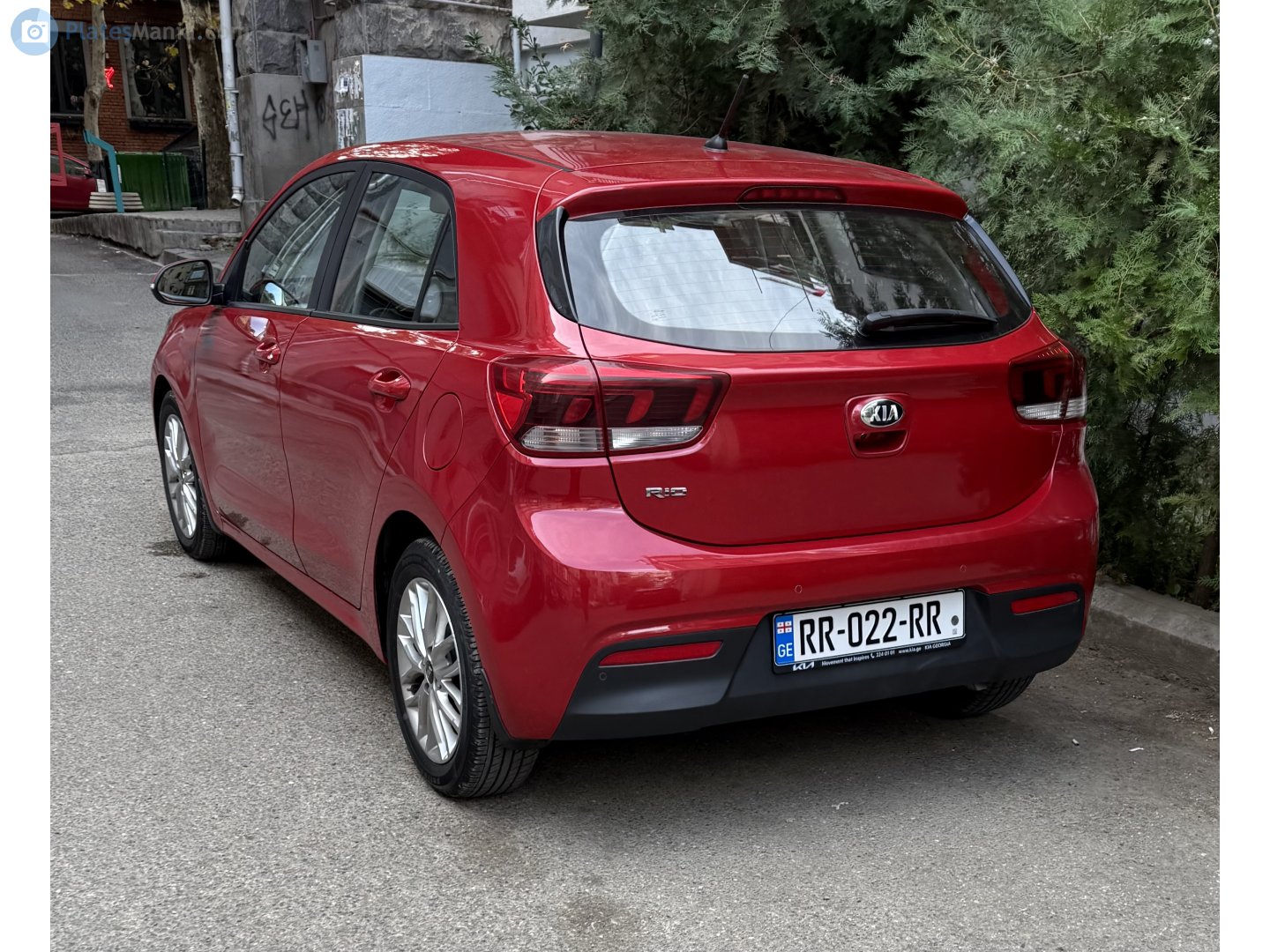 RR-022-RR, Kia Rio 4th gen Hatch (YB; Global-market), 2016–