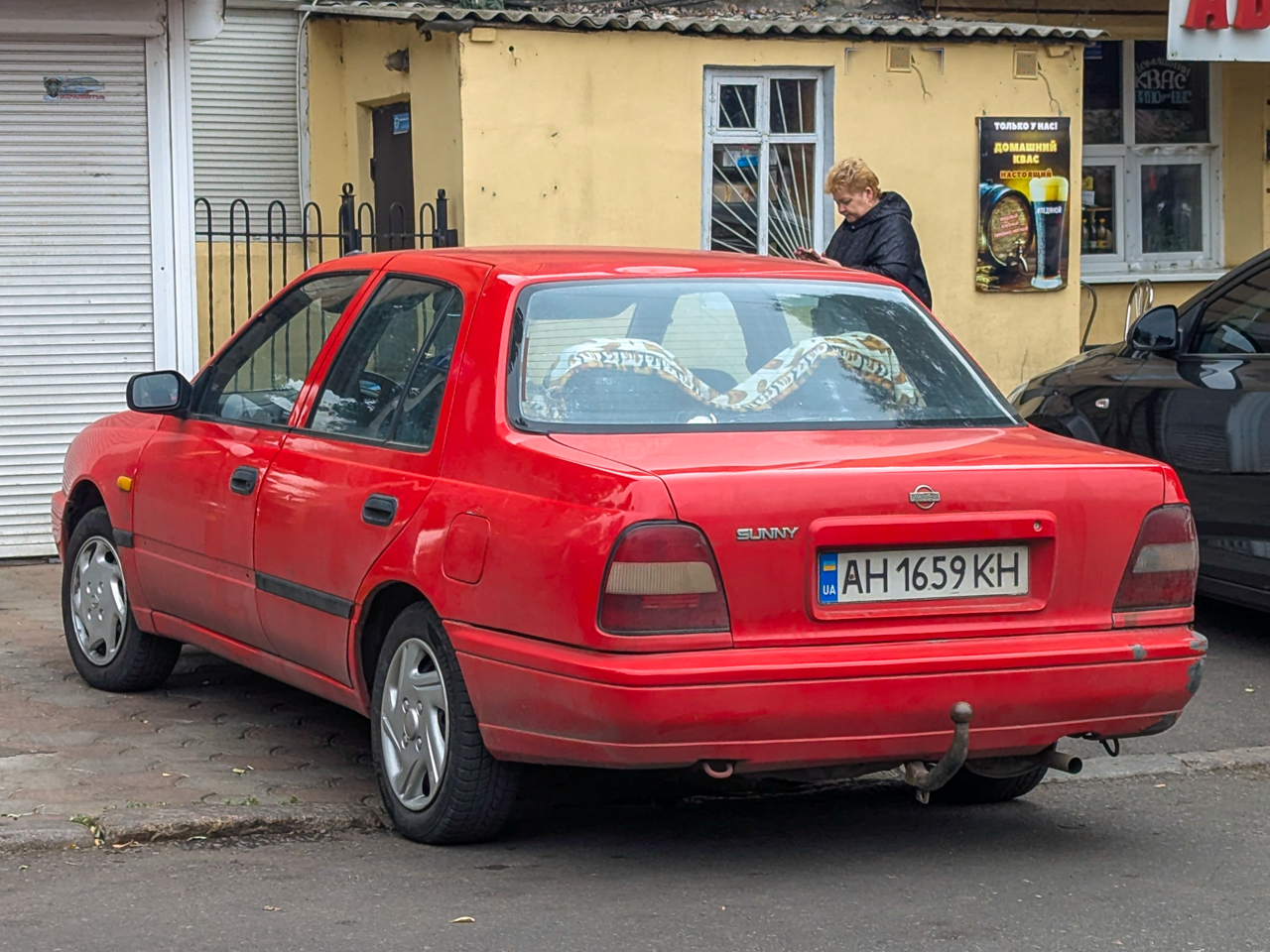 AH 1659 KH, Nissan Sunny 7th gen Sedan (N14; EU-market), 1990–1996