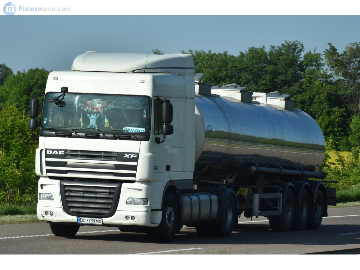 BC 7731 MX, DAF XF 3rd gen (XF105), 2006–2020