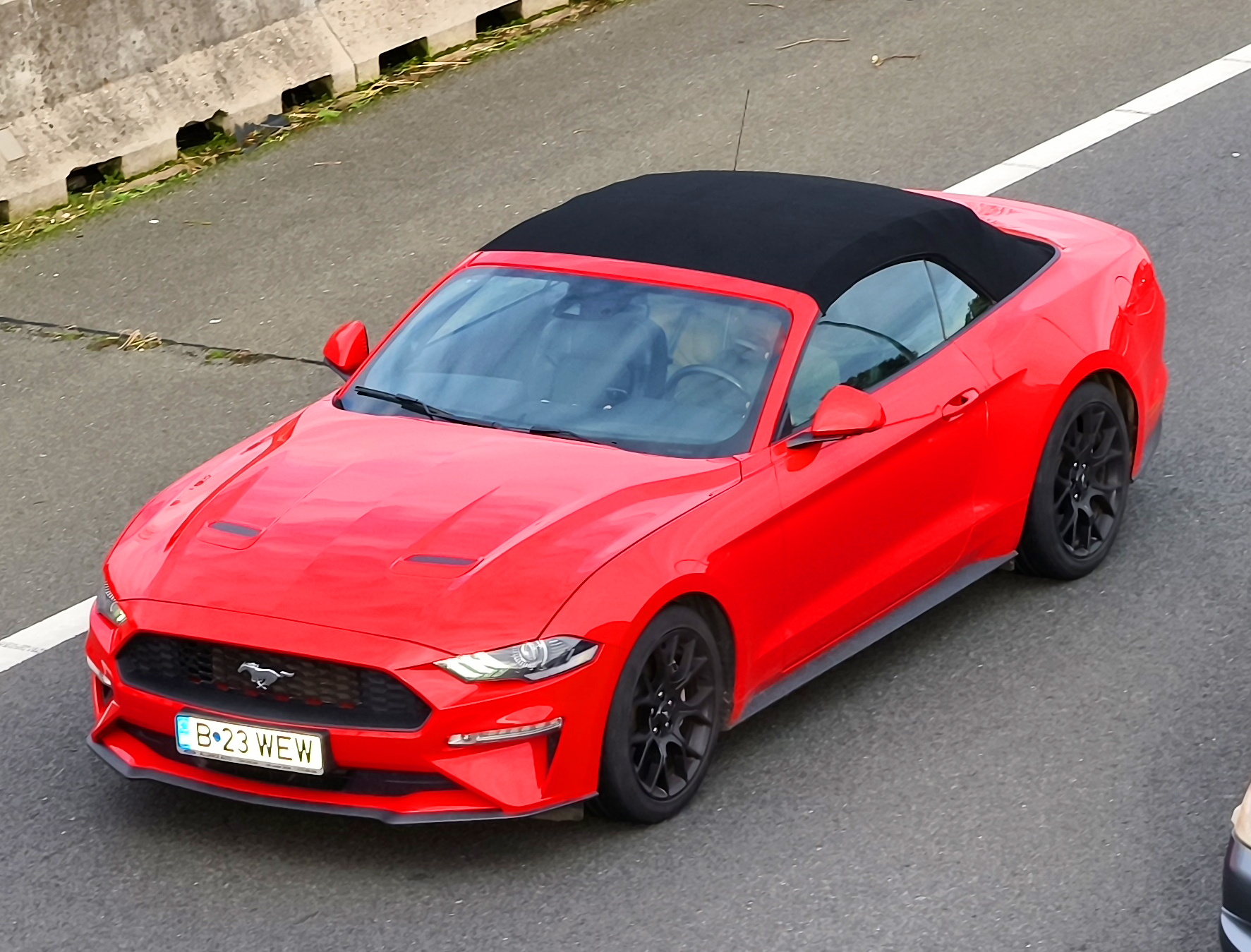 B 23 WEW, Ford Mustang 6th gen 2-door Convertible (S550), facelift, 2017–2023