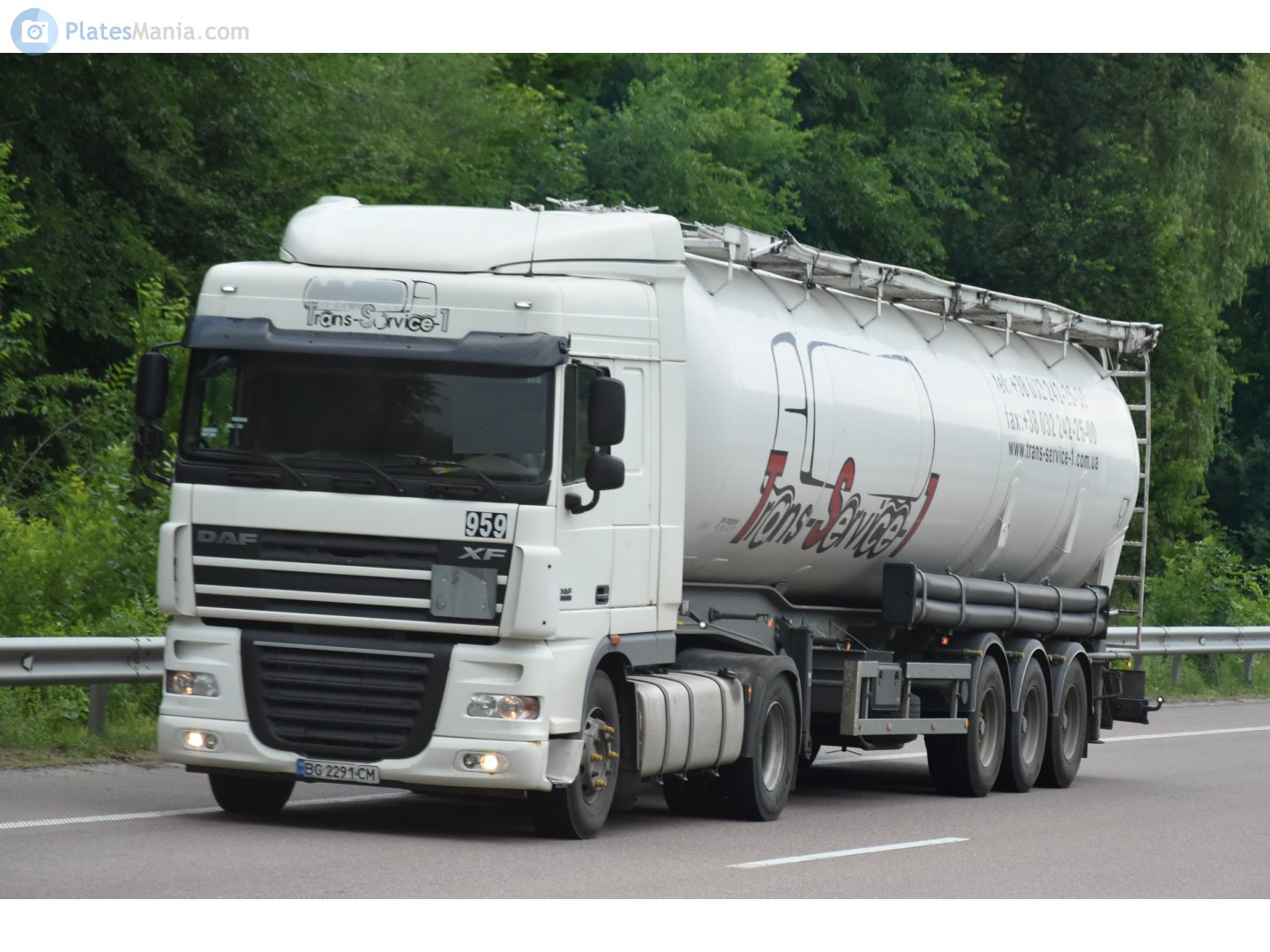 BC 2291 CM, DAF XF 3rd gen (XF105), 2006–2020