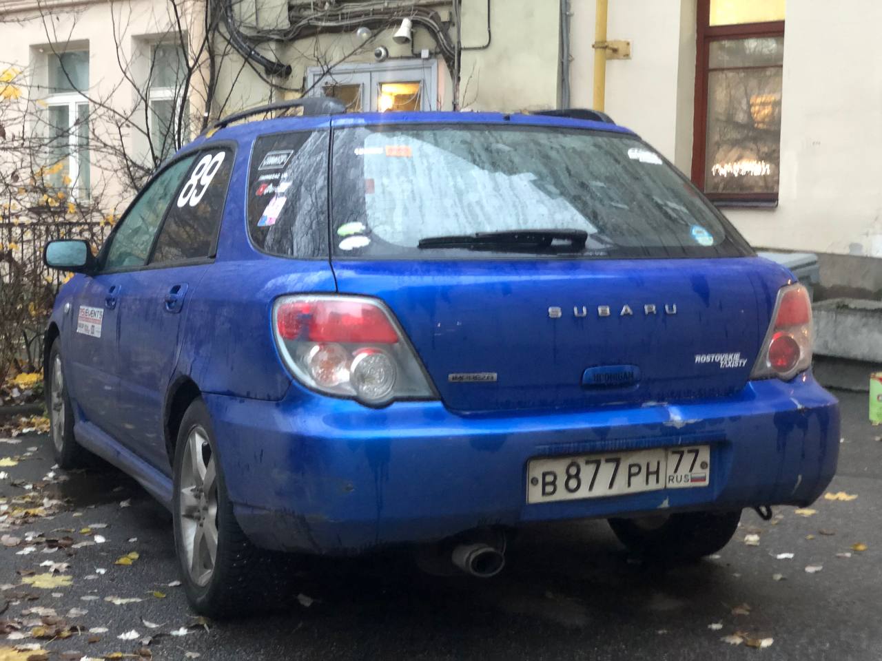 в 877 рн 77, Subaru Impreza 2nd gen Wagon (GG), 2nd facelift, 2005–2007