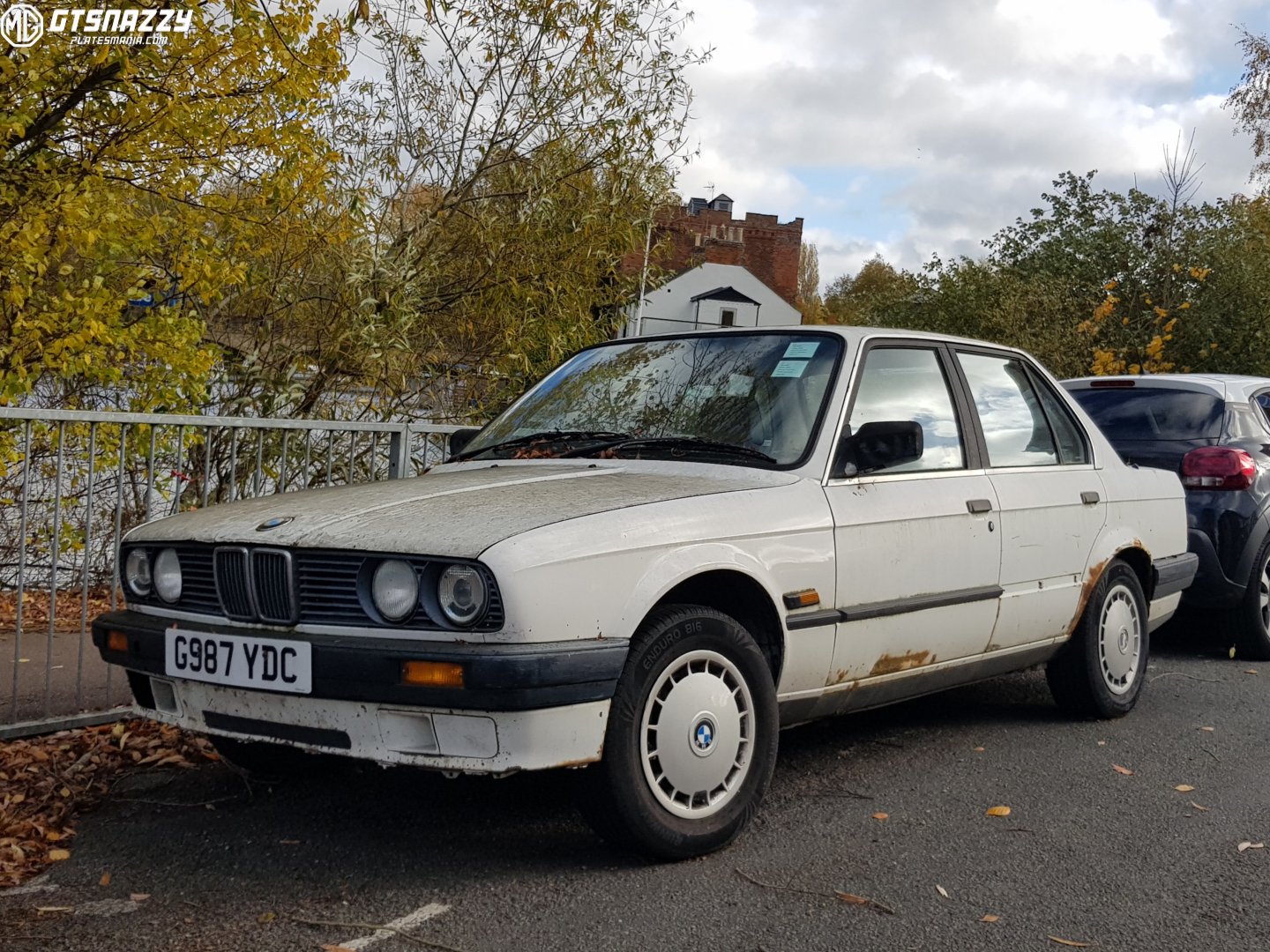 G987YDC, BMW 3 Series 2nd gen Sedan (E30), 1983–1991