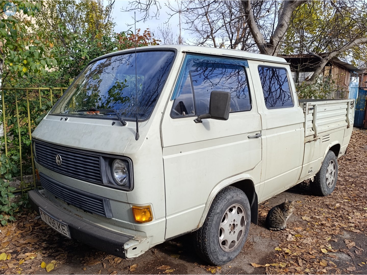 T 496 KE, Volkswagen Transporter 3rd gen Double Cab Pickup (T3), 1979–1992