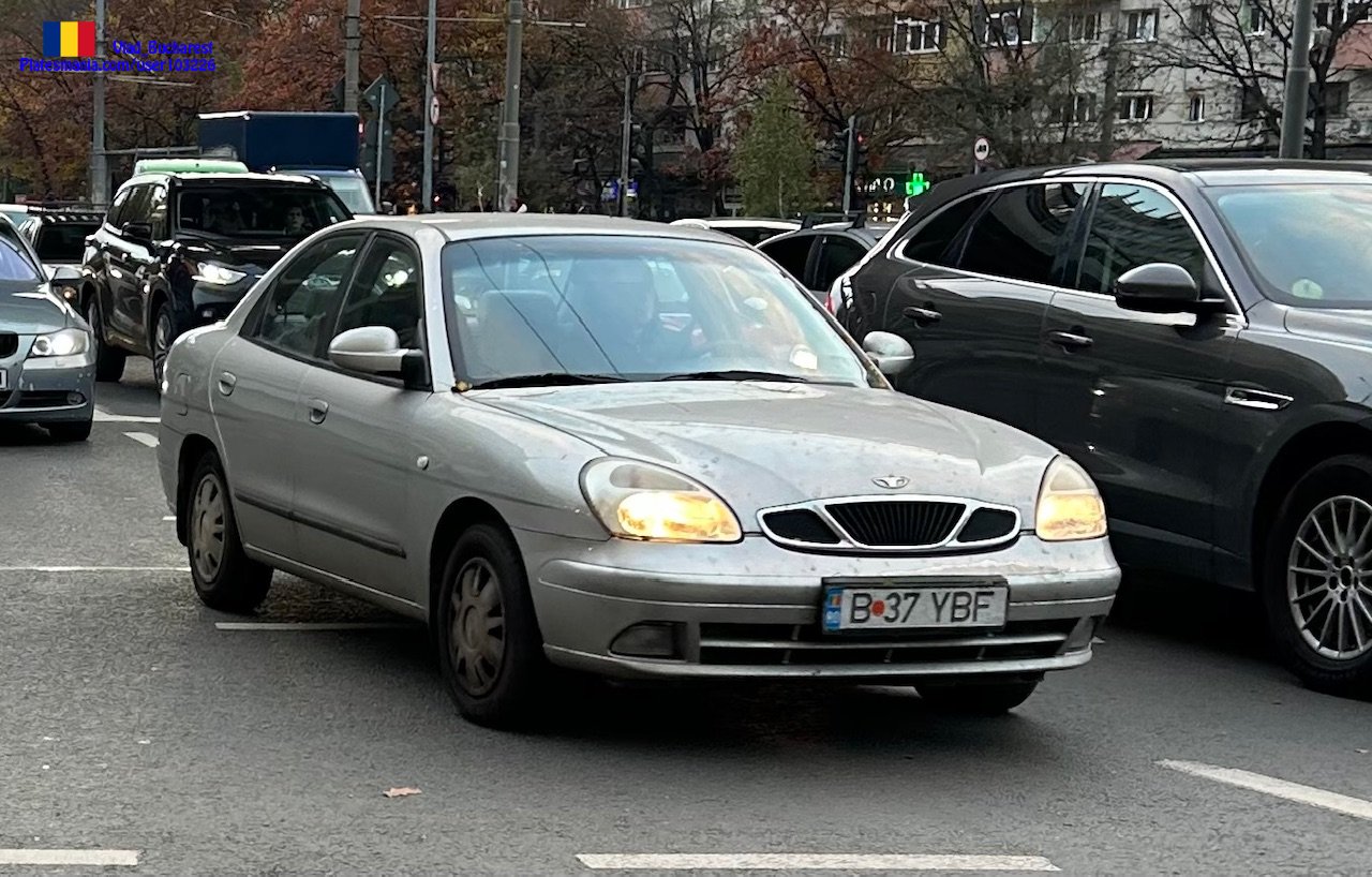 B 37 YBF, Daewoo Nubira 1st gen Sedan (J150), facelift, 1999–2003