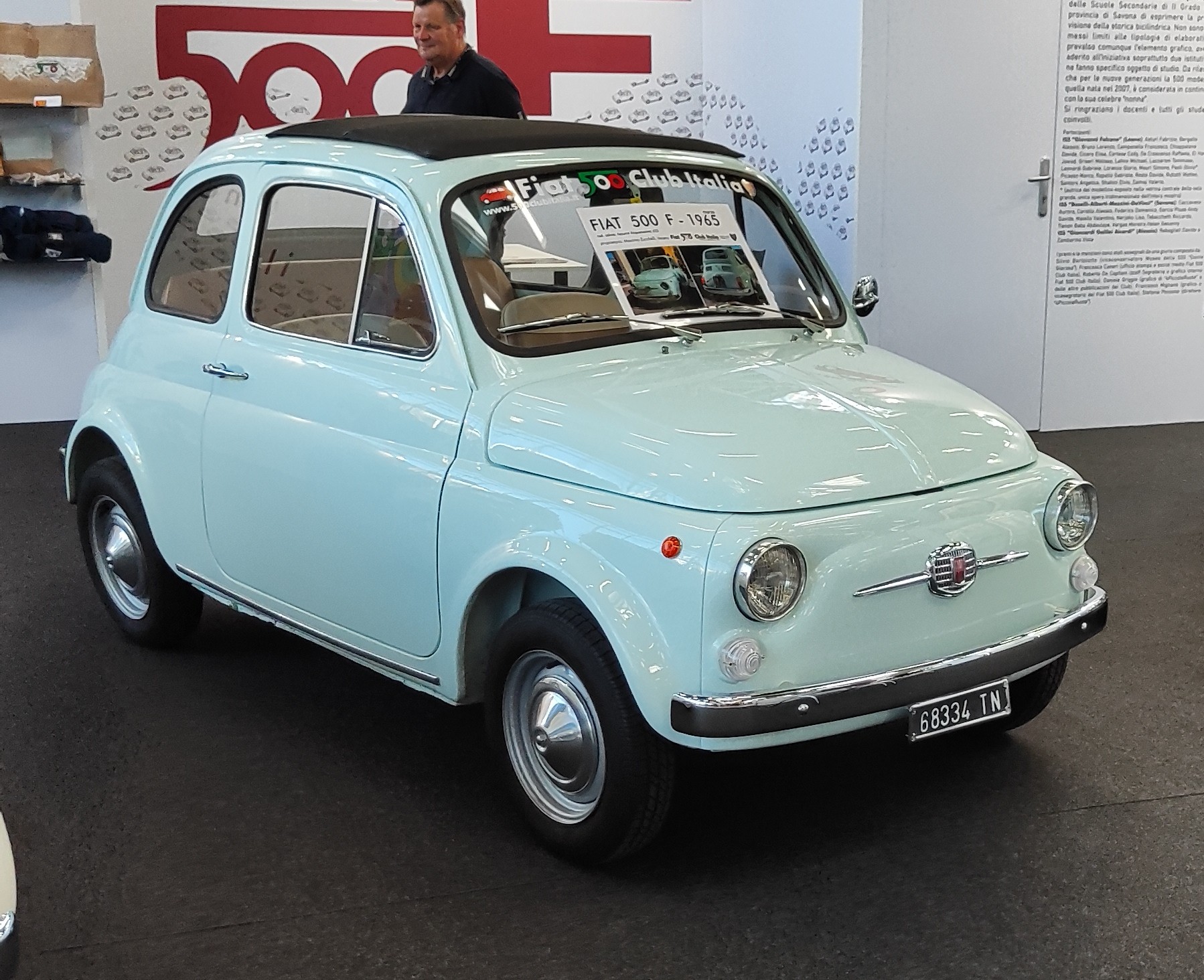 TN 68334, FIAT 500 1st gen 500F (110), 1965–1972
