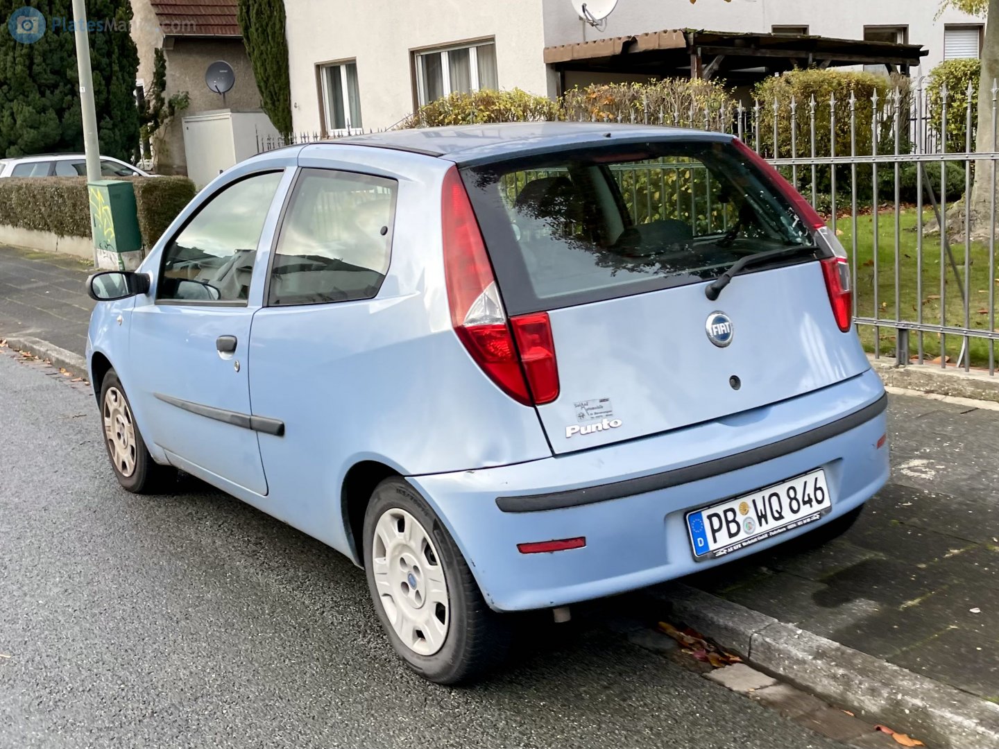 PB WQ 846, FIAT Punto 2nd gen (Classic) 3-door Hatch (188), facelift, 2003–2010