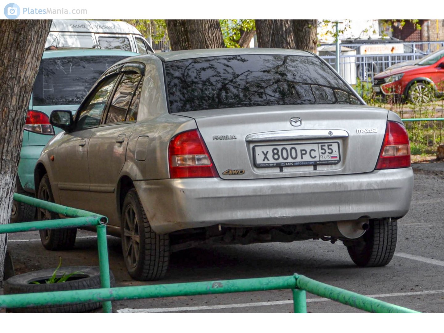 х 800 рс 55, Mazda Familia 8th gen Sedan (BH), 1998–2003