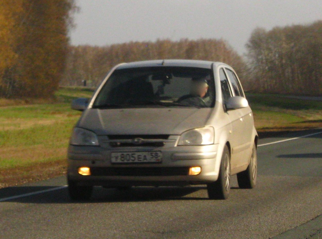 у 805 еа 58, Hyundai Getz 1st gen 5-door Hatch (TB), 2002–2005