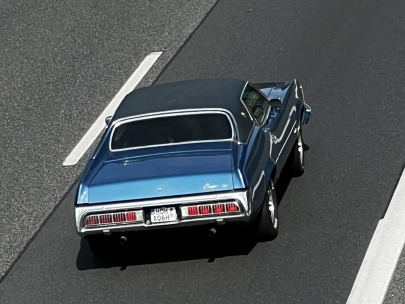 HDH AQ 6 H, Mercury Cougar 2nd gen 1973 2-door Hardtop (65D/65F), facelift, 1972–1973
