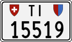 License plate of Switzerland, Cars