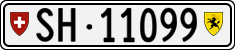 License plate of Switzerland, Cars