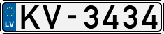License plate of Latvia, Regular car plates