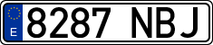License plates of Spain, Ordinary (2000)