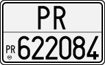 License plate of Italy, Cars (1927 year series)