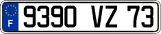 French license plate, FNI